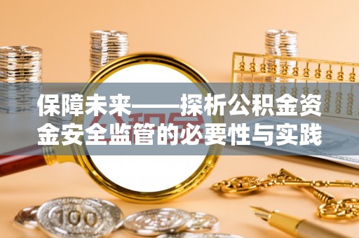 金普新区保障未来——探析公积金资金安全监管的必要性与实践路径