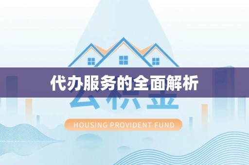 金普新区代办服务的全面解析