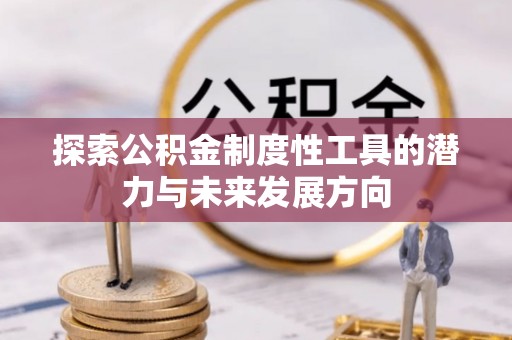 金普新区探索公积金制度性工具的潜力与未来发展方向
