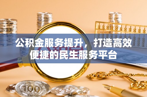 金普新区公积金服务提升，打造高效便捷的民生服务平台