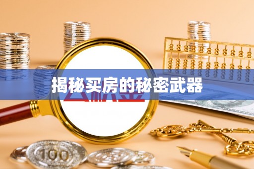 金普新区揭秘买房的秘密武器