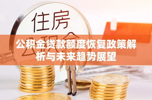 金普新区公积金贷款额度恢复政策解析与未来趋势展望