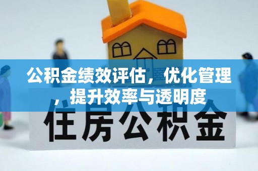 金普新区公积金绩效评估，优化管理，提升效率与透明度