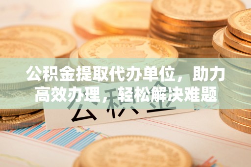 金普新区公积金提取代办单位，助力高效办理，轻松解决难题