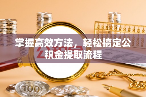金普新区掌握高效方法，轻松搞定公积金提取流程