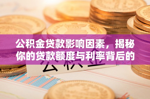 金普新区公积金贷款影响因素，揭秘你的贷款额度与利率背后的秘密