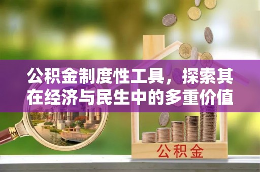 金普新区公积金制度性工具，探索其在经济与民生中的多重价值