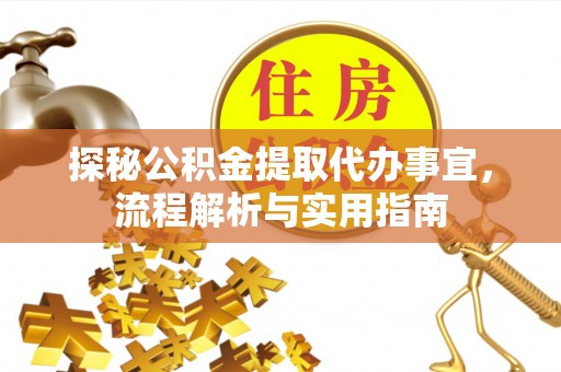 金普新区探秘公积金提取代办事宜，流程解析与实用指南