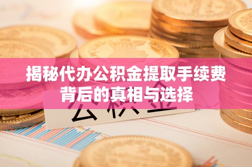 金普新区揭秘代办公积金提取手续费背后的真相与选择