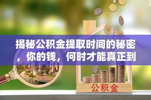 金普新区揭秘公积金提取时间的秘密，你的钱，何时才能真正到手？