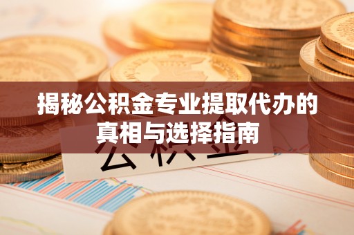 金普新区揭秘公积金专业提取代办的真相与选择指南