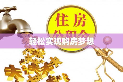 金普新区轻松实现购房梦想