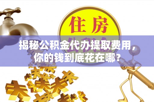 金普新区揭秘公积金代办提取费用，你的钱到底花在哪？