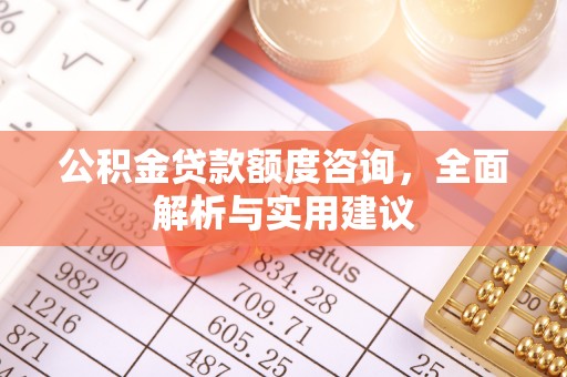 金普新区公积金贷款额度咨询，全面解析与实用建议