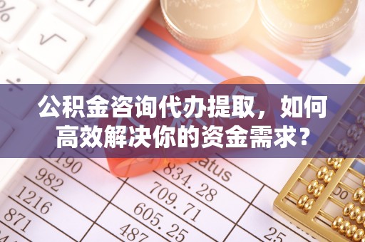 金普新区公积金咨询代办提取，如何高效解决你的资金需求？