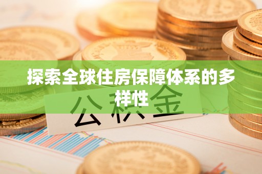金普新区探索全球住房保障体系的多样性