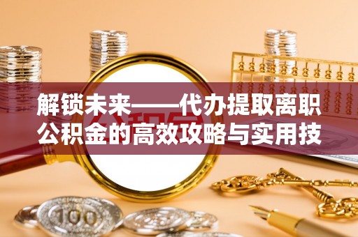 金普新区解锁未来——代办提取离职公积金的高效攻略与实用技巧