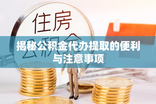 金普新区揭秘公积金代办提取的便利与注意事项
