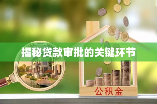 金普新区揭秘贷款审批的关键环节