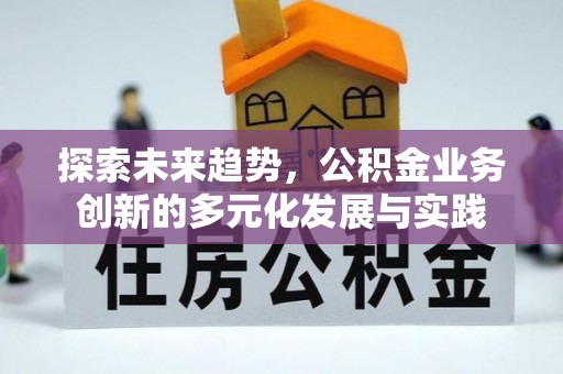 金普新区探索未来趋势，公积金业务创新的多元化发展与实践